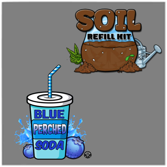 Blue Perched Soda Refill Kit