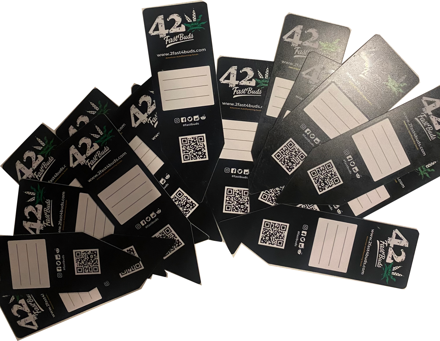 420 Fast Buds Plant Tags (quantity 8)