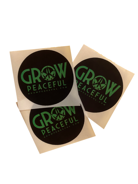 Grow Peaceful stickers